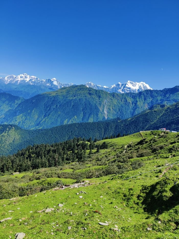 Crafting Captivating Headlines: Your awesome post title goes here Stunning view of the lush green valleys and snow-capped peaks in the Himalayas, India.